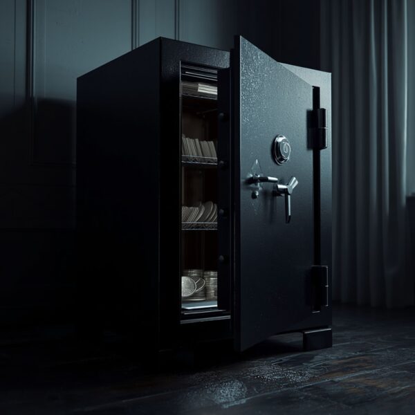 ul safe with silver coins